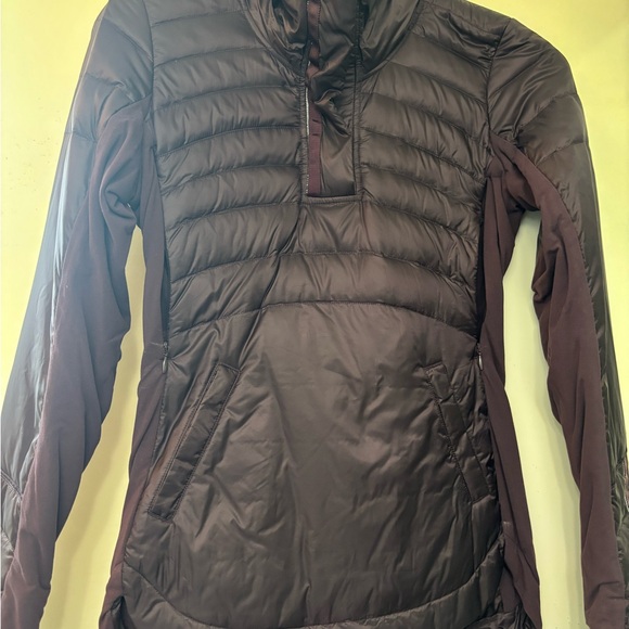 Women's Lululemon Quilted Pullover Running Jacket - eggplant - Picture 1 of 7
